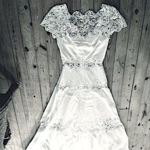 White Wedding Dress Vintage